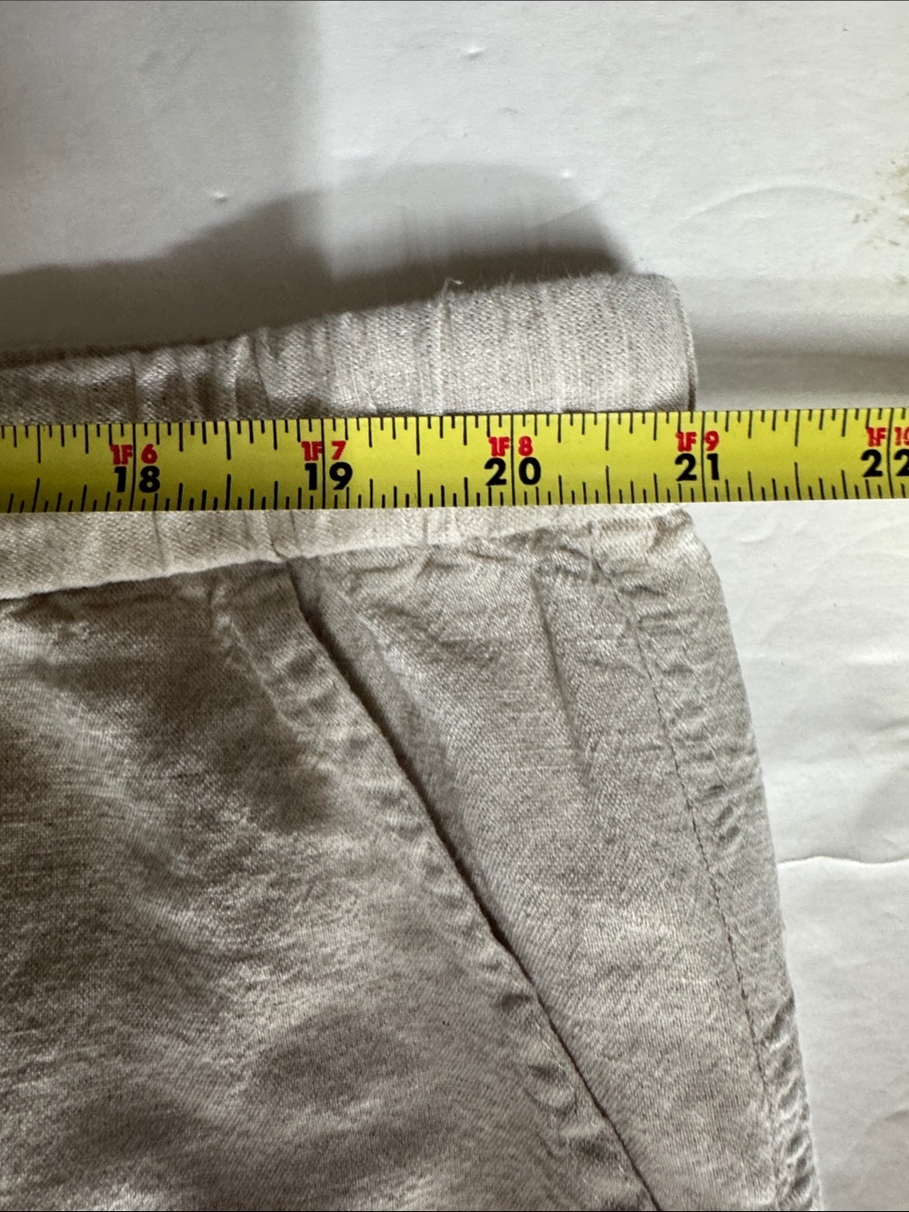 Liz Claiborne Light Khaki Cream Drawstring Linen-Blend Pants XXL casual neutral - Picture 11 of 11